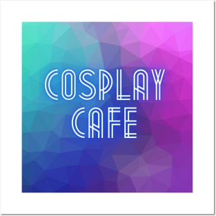 Cosplay Cafe Podcast logo (gradient) Posters and Art